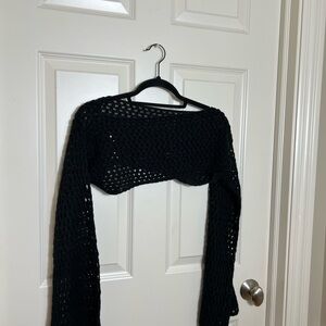 Black Knit Women's Sweater